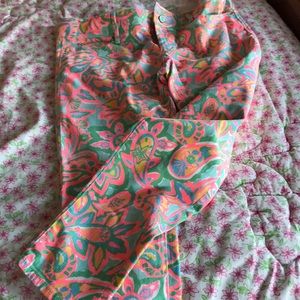 Lilly Pulitzer print jean.